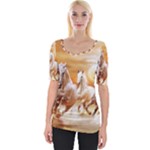 Seven Horses, Sun Wide Neckline T-Shirt