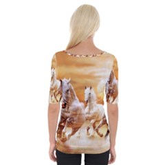 Wide Neckline T-Shirt 