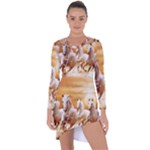 Seven Horses, Sun Asymmetric Cut-Out Shift Dress