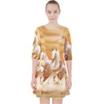 Seven Horses, Sun Quarter Sleeve Pocket Dress