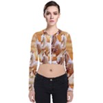 Seven Horses, Sun Long Sleeve Zip Up Bomber Jacket