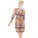 Seven Horses, Sun Button Long Sleeve Dress