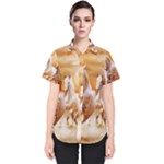 Seven Horses, Sun Women s Short Sleeve Shirt