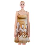 Seven Horses, Sun Spaghetti Strap Velvet Dress