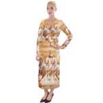 Seven Horses, Sun Velvet Maxi Wrap Dress