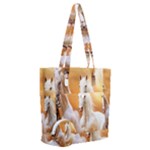 Seven Horses, Sun Everyday Shoulder Bag with Pouch Bag