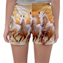 Women s Satin Sleepwear Shorts 