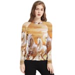 Seven Horses, Sun Women s Long Sleeve Rash Guard