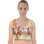 Seven Horses, Sun Velvet Racer Back Crop Top