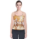 Seven Horses, Sun Velvet Spaghetti Strap Top