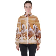 Women s High Neck Windbreaker 