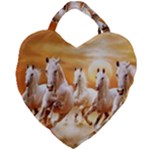 Seven Horses, Sun Giant Heart Shaped Tote