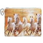 Seven Horses, Sun Canvas Cosmetic Bag (XXL)