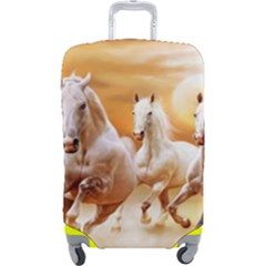 Seven Horses, Sun Luggage Cover (Large) from ArtsNow.com