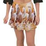 Seven Horses, Sun Fishtail Mini Chiffon Skirt