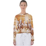 Seven Horses, Sun Women s Slouchy Sweat