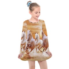 Kids  Long Sleeve Dress 