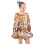 Seven Horses, Sun Kids  Long Sleeve Dress