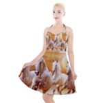 Seven Horses, Sun Halter Party Swing Dress 