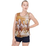 Seven Horses, Sun Bubble Hem Chiffon Tank Top