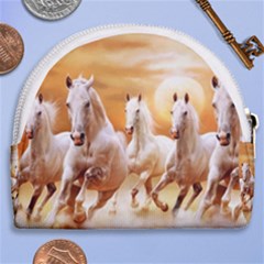 Horseshoe Style Canvas Pouch 