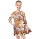 Seven Horses, Sun Kids  Quarter Sleeve Shirt Dress