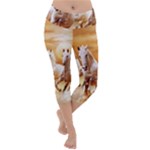 Seven Horses, Sun Lightweight Velour Capri Yoga Leggings