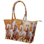 Seven Horses, Sun Canvas Shoulder Bag