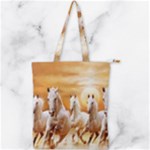 Seven Horses, Sun Double Zip Up Tote Bag