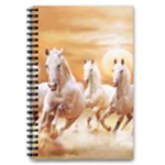 Seven Horses, Sun 5.5  x 8.5  Notebook