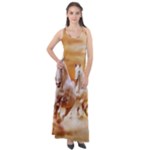 Seven Horses, Sun Sleeveless Velour Maxi Dress