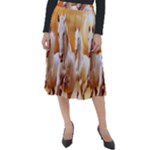 Seven Horses, Sun Classic Velour Midi Skirt 