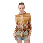 Seven Horses, Sun Long Sleeve Chiffon Shirt