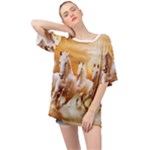 Seven Horses, Sun Oversized Chiffon Top