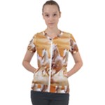 Seven Horses, Sun Short Sleeve Zip Up Jacket