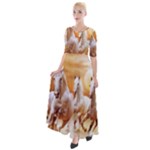 Seven Horses, Sun Half Sleeves Maxi Dress