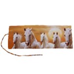 Seven Horses, Sun Roll Up Canvas Pencil Holder (S)