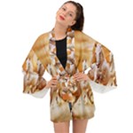 Seven Horses, Sun Long Sleeve Kimono