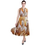 Seven Horses, Sun Round Neck Boho Dress