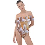 Seven Horses, Sun Frill Detail One Piece Swimsuit