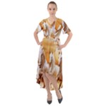 Seven Horses, Sun Front Wrap High Low Dress