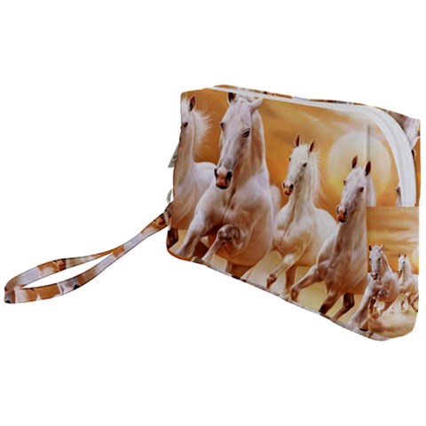 Seven Horses, Sun Wristlet Pouch Bag (Small) from ArtsNow.com