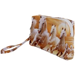 Seven Horses, Sun Wristlet Pouch Bag (Small) from ArtsNow.com