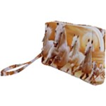 Seven Horses, Sun Wristlet Pouch Bag (Small)