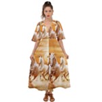 Seven Horses, Sun Kimono Sleeve Boho Dress