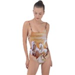 Seven Horses, Sun Tie Strap One Piece Swimsuit