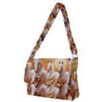 Seven Horses, Sun Full Print Messenger Bag (M)