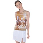 Seven Horses, Sun Women s Sleeveless Sports Top