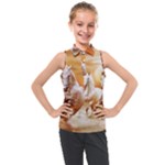 Seven Horses, Sun Kids  Sleeveless Polo T-Shirt