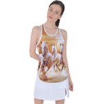 Seven Horses, Sun Racer Back Mesh Tank Top